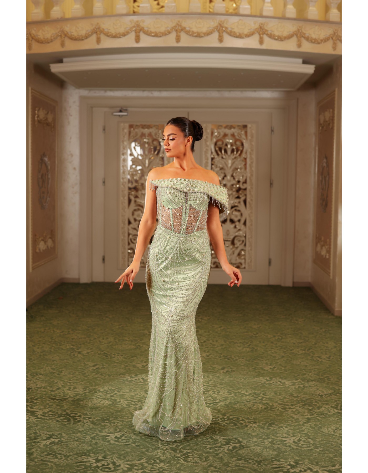 Imperial Green Velvet