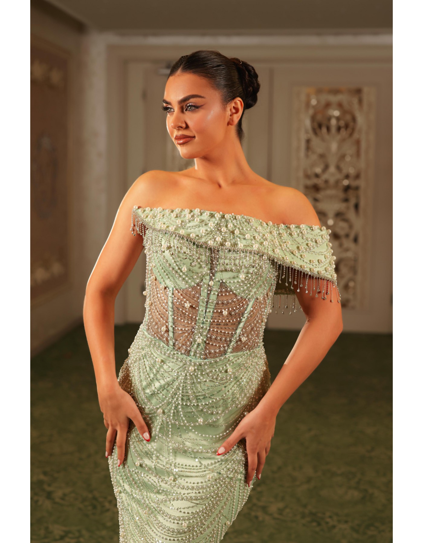 Imperial Green Velvet