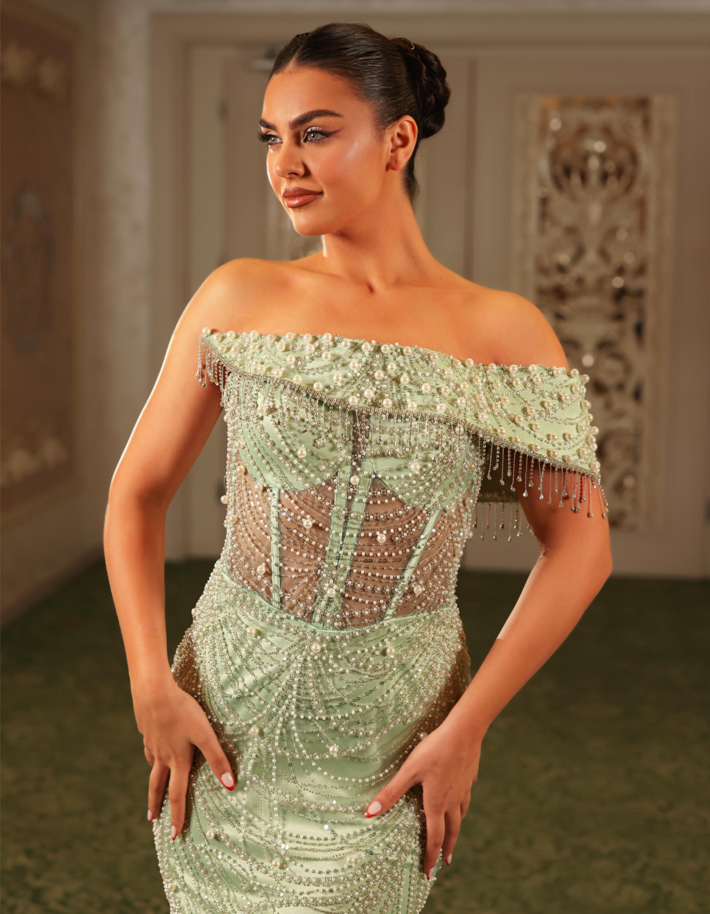 Imperial Green Velvet